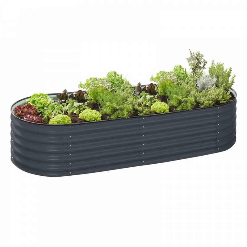 Galvanised Steel Raised Garden Bed Kit